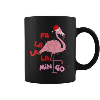 Fa La La La Mingo Cute Flamingo Christmas Xmas Coffee Mug - Thegiftio UK