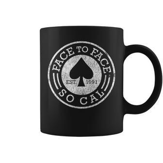 Face To Vintage Retro Face So Cal Music Classic Coffee Mug | Mazezy