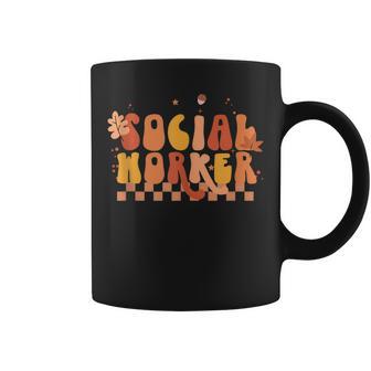 Fall Social Worker Autumn Clinical Social Work Thanksgiving Tank Top Coffee Mug | Mazezy