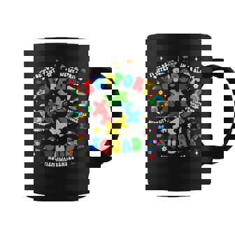 Family Autism Support Squad Autism Awareness Sped Teacher Coffee Mug | Seseable CA