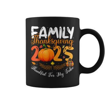 Family Thanksgiving 2025 Thankful For My Tribe Group Autumn Coffee Mug | Seseable FR