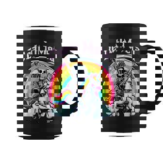 Faucheuse Death Metalur Une Licorne Tasse - Cadeauxyz