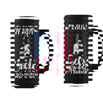 My Favorite Coastie Calls Me Mom Proud Coast Guard Mom Coffee Mug | Mazezy