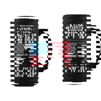 My Favorite Veteran Is My Dad Father Veterans Day Thank You Coffee Mug - Thegiftio