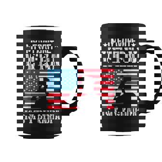 My Favorite Veteran Is My Grandpa Veterans Day Thank You Coffee Mug - Monsterry