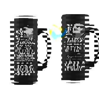 My Favorite Volleyball Player Calls Me Momma Coffee Mug | Mazezy
