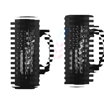 Feather Usa Flag Native American Tribal Tradition Coffee Mug - Monsterry