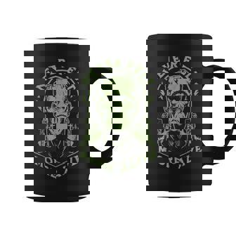 Never Felt More Alive Frankenstein Halloween Coffee Mug | Mazezy