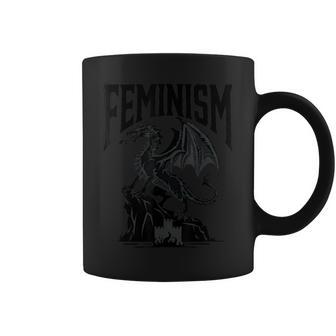 Féminisme Gothique Dragon Dark Fantasy Empowermenttrength Tasse - Cadeauxyz