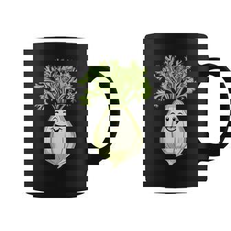 Fennel Smiling Comic Style Coffee Mug | Mazezy