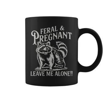 Feral And Pregnant Racoon Pregnancy Mom To Be 2026 Mom Coffee Mug - Thegiftio UK