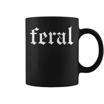 Feral Vintage Oldschool Coffee Mug | Mazezy