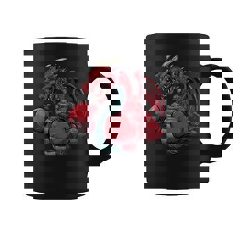 Fighting Dragon With Boxing Gloves For Boys And Girls Coffee Mug - Monsterry