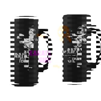 Fighting Karateka Cute Karate Girl Coffee Mug | Mazezy