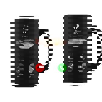 Fih Calling Me Rappeler Le Message Refuser Accepter L'appel Téléphonique Fish Tasse - Cadeauxyz