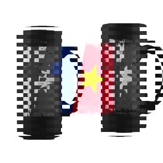 Finland Vietnam Half Flag Finnish Vietnamese History Coffee Mug | Mazezy