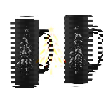 Fishing Lure Christmas Tree Ocean Sport Coffee Mug | Mazezy