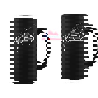 Fishing Rod Travel Norway Fishing Camping Beer Fishing Tank Top Coffee Mug | Mazezy