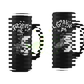 Fiveasaurus Rex 5 Dino 5 Dino 5º Dinosaurio 5 Años Taza de café - Regaloses