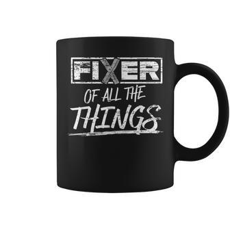 Fixer Of All The Things Handy Man Weathered Coffee Mug - Thegiftio UK