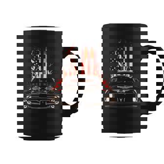 Flaming Patriotic Flag Trans Am Muscle Car 1970'S Trans Am Coffee Mug - Monsterry