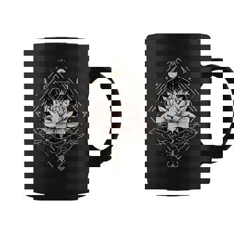 Fleur De Lotus À Géométrieacrée Tasse - Cadeauxyz