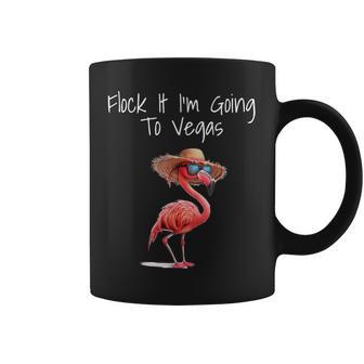 Flock It I'm Going To Vegas Saying Vacation Flamingo Coffee Mug - Thegiftio UK