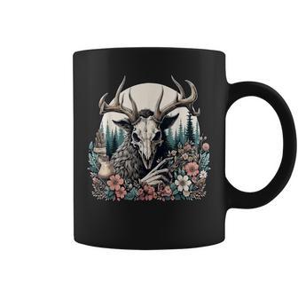 Floral Cryptid Wendigo Nature Forest Coffee Mug - Thegiftio UK