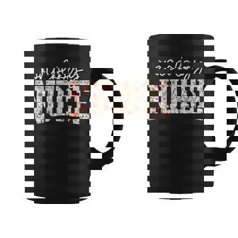 Floral Oncology Nurse Ocn Nursing Oncologist Wildflowers Coffee Mug | Seseable CA