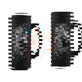 Floral Wild Horse Country Horse Riding Coffee Mug - Thegiftio