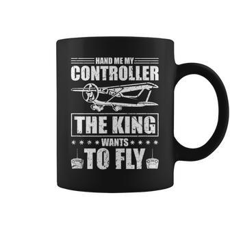 Flying RC Model Pilot Men RC Plane Coffee Mug | Mazezy