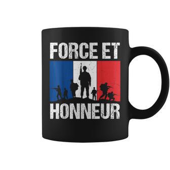 Force Et Honneur France Armée Françaisealeurs Militaires Tasse - Cadeauxyz