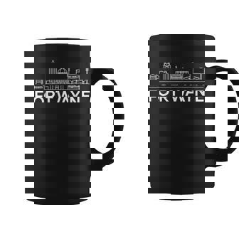 Fort Wayne Skyline Coffee Mug | Mazezy