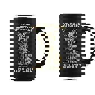 Foul Mouthed And Feral Raccoon Trash Panda Coffee Mug | Seseable UK