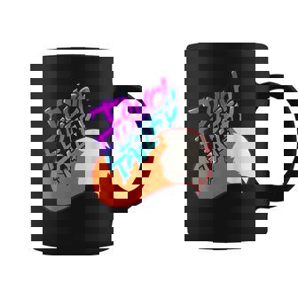 Fox Quote Touch Fluffy Tail Classic Animal Graffiti Coffee Mug | Mazezy