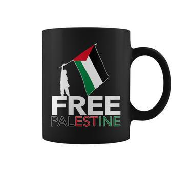 Free Palestine – Palestina Bandera Free Gaza Cuello Taza de café - Regaloses