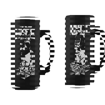 French Bulldog With Balaclava Gangster Hustle Money Men Women Kids Coffee Mug | Mazezy