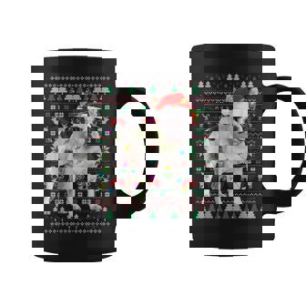French Bulldog Christmas Pajama Ugly Sweater Santa Xmas Coffee Mug - Thegiftio