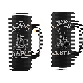 French Trucker Quote Le Devoir M’Appelle Humor Coffee Mug | Mazezy