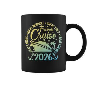 Friends Cruise 2026 Vacation Trip Cruising Friends Matching Coffee Mug - Thegiftio UK