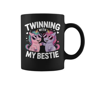 Friends Twinning With My Bestie Twins Friends Twin Matching Coffee Mug - Thegiftio UK