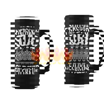 Friendsgiving Squad Get Flocked Up Turkey Coffee Mug - Monsterry