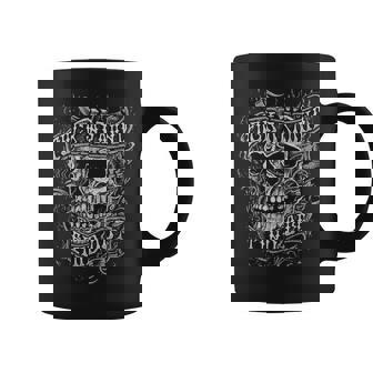 Fuck Around And Find Out Retro Skull Coffee Mug - Monsterry