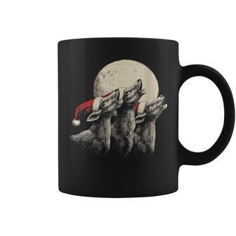 Full Moon Phase Christmas 3 Reindeer Coffee Mug - Thegiftio