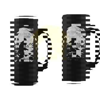 Fun Hand Boop Nose Bigfoot Cat Under Full Moon Night Lovers Coffee Mug - Thegiftio