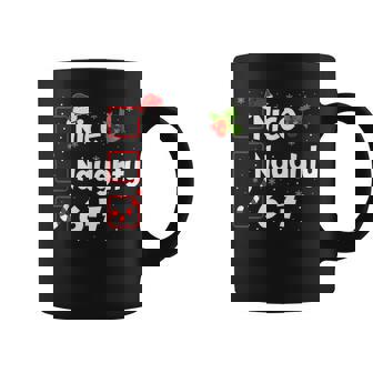 6-7 Meme Nice Naughty 67 Christmas Brain Rot Coffee Mug - Thegiftio