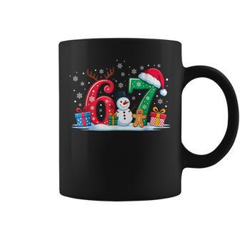 67 Christmas 6 7 Six Seven Meme 6 7 Matching Couples Coffee Mug - Thegiftio