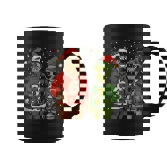 67 Number Bigfoot Alien Christmas Coffee Mug | Mazezy