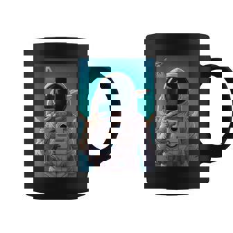 Astronaut Selfie Ufo Abduction At Space Coffee Mug - Monsterry