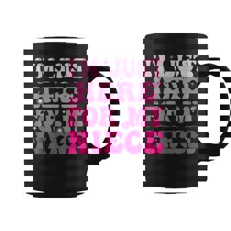 Aunt Life Auntie Groovy I'm Just Here For My Niece Coffee Mug - Monsterry